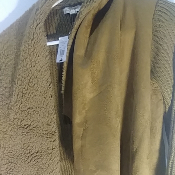 Sweater/ Suede Jacket Med - Picture 4 of 6